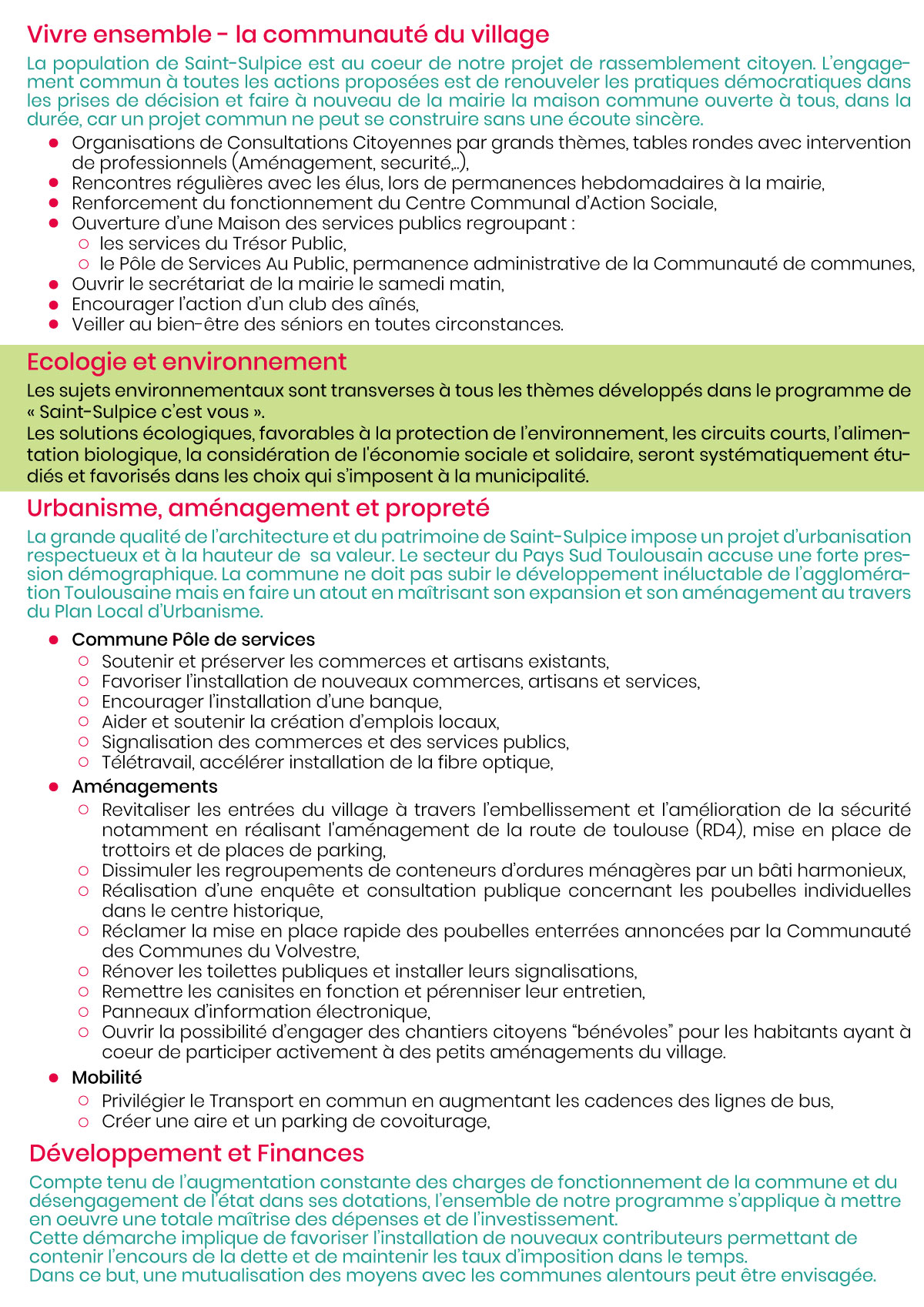 Programme Saint-Sulpice c'est vous